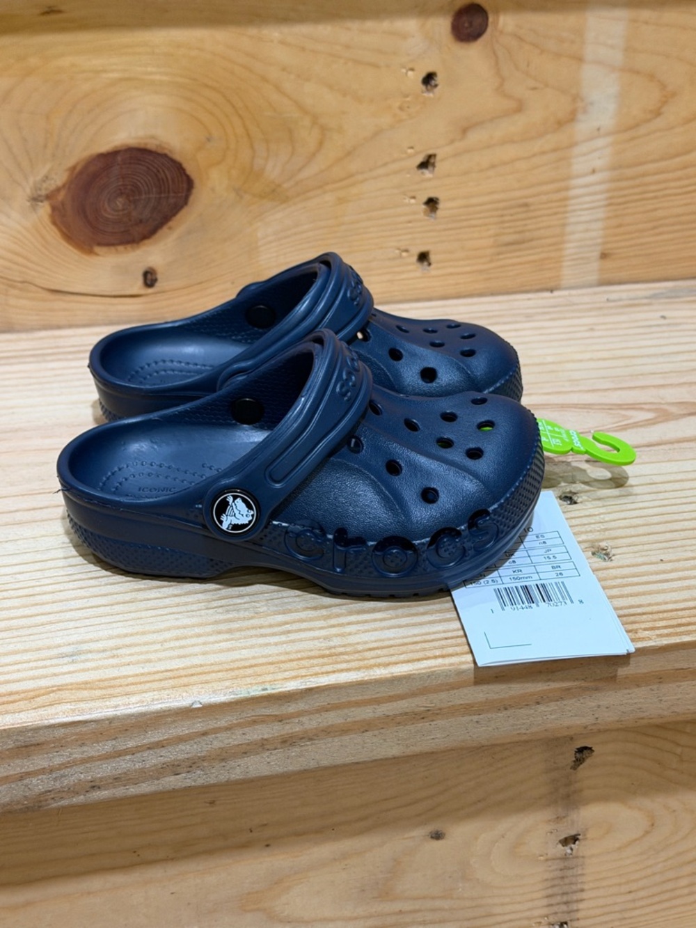 NWT Crocs Navy Blue Toddler Size 8
